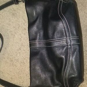 Coach Black Leather Bag
